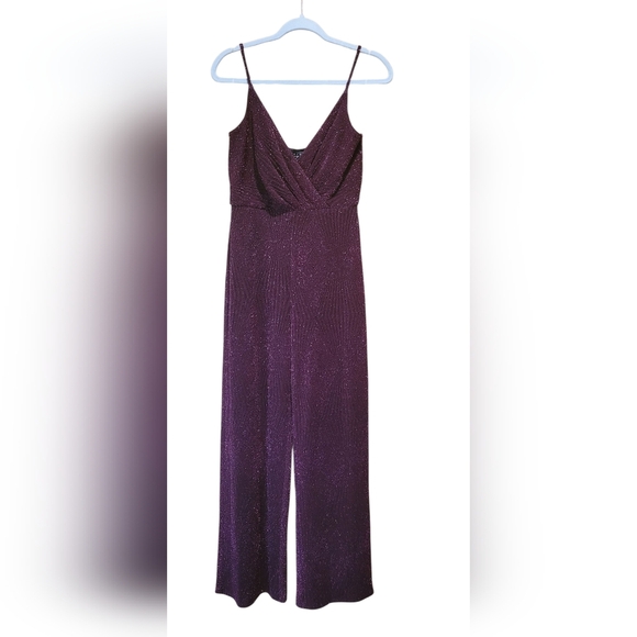 Sparkling Purple Jumpsuit - Picture 1 of 11